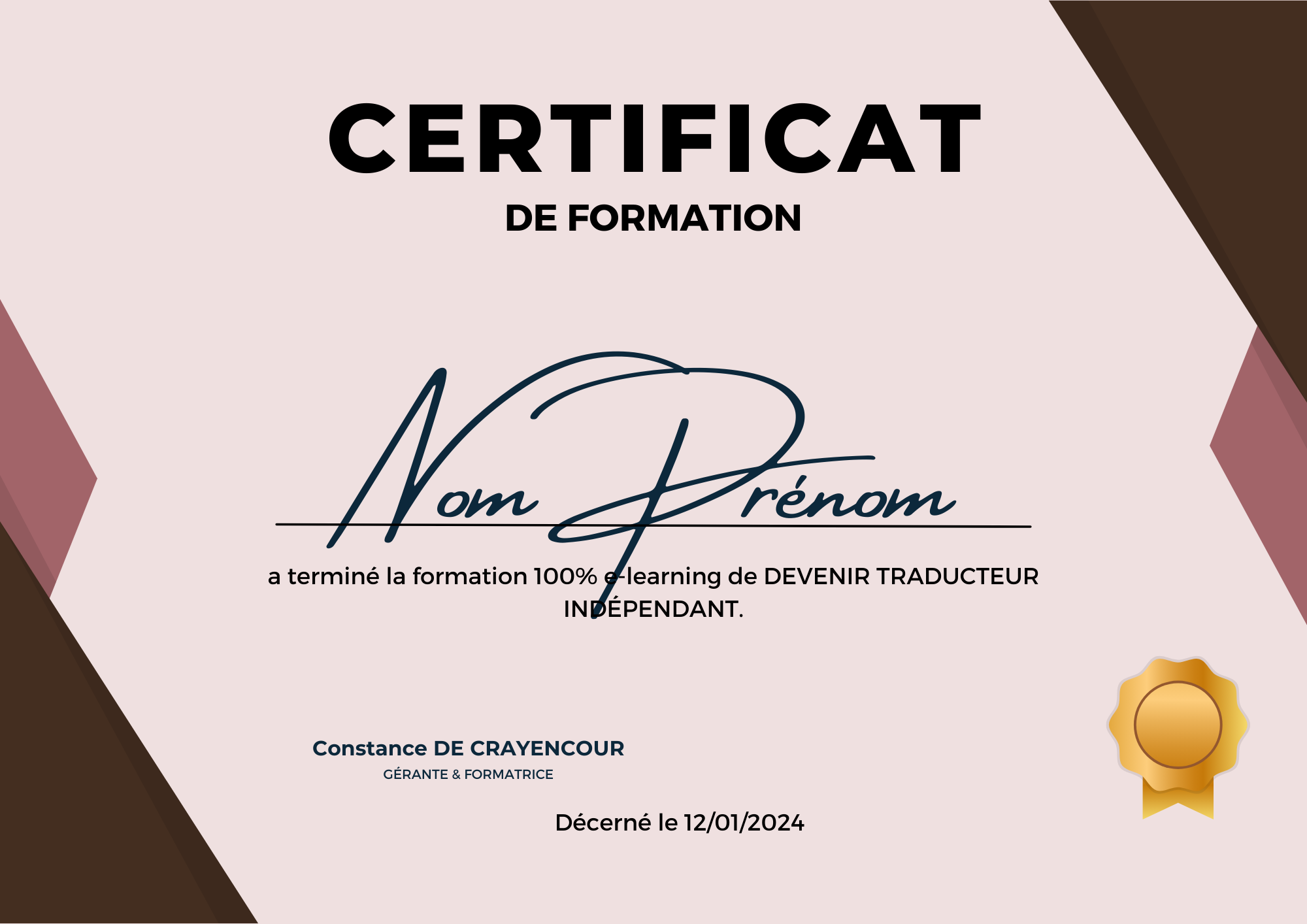 CERTIFICATION